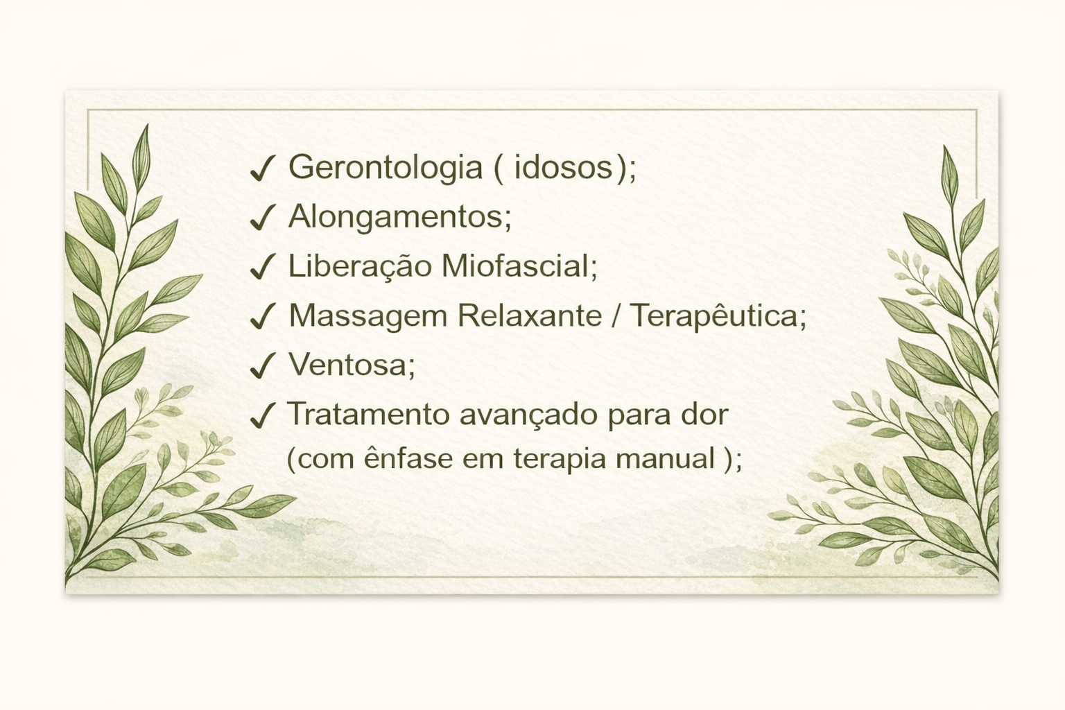 COMBO TERAPIAS MANUAIS